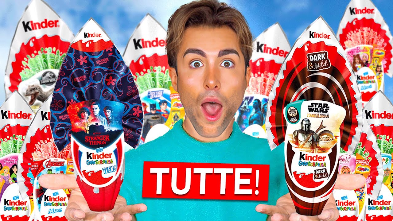 APRO TUTTE LE UOVA KINDER 2023 | GIANMARCO ZAGATO