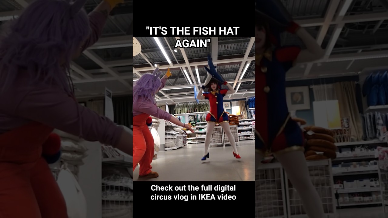 not again .. #tadc #digitalcircus #comiccon #cosplay #pomni #jax #ikea #vlog #amazingdigitalcircus