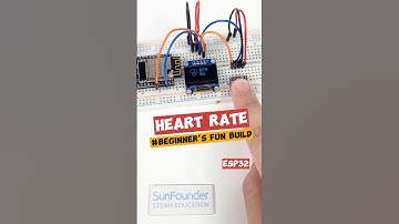Heart Rate Monitor prototype with ESP32 & MAX30102