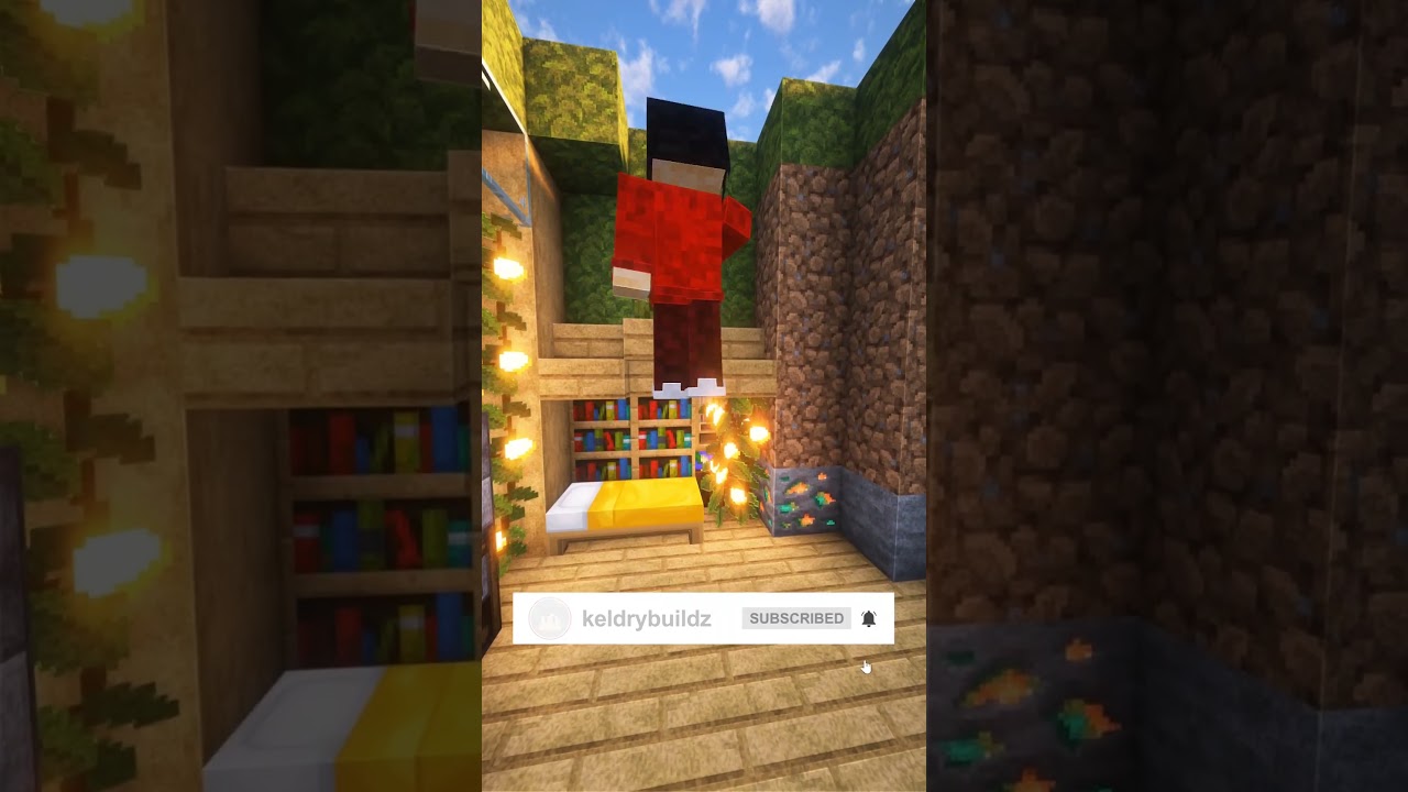 Minecraft Overgrown Underground House 🏡