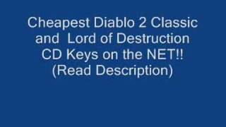 Cheap Diablo 2 Cd Keys!!!