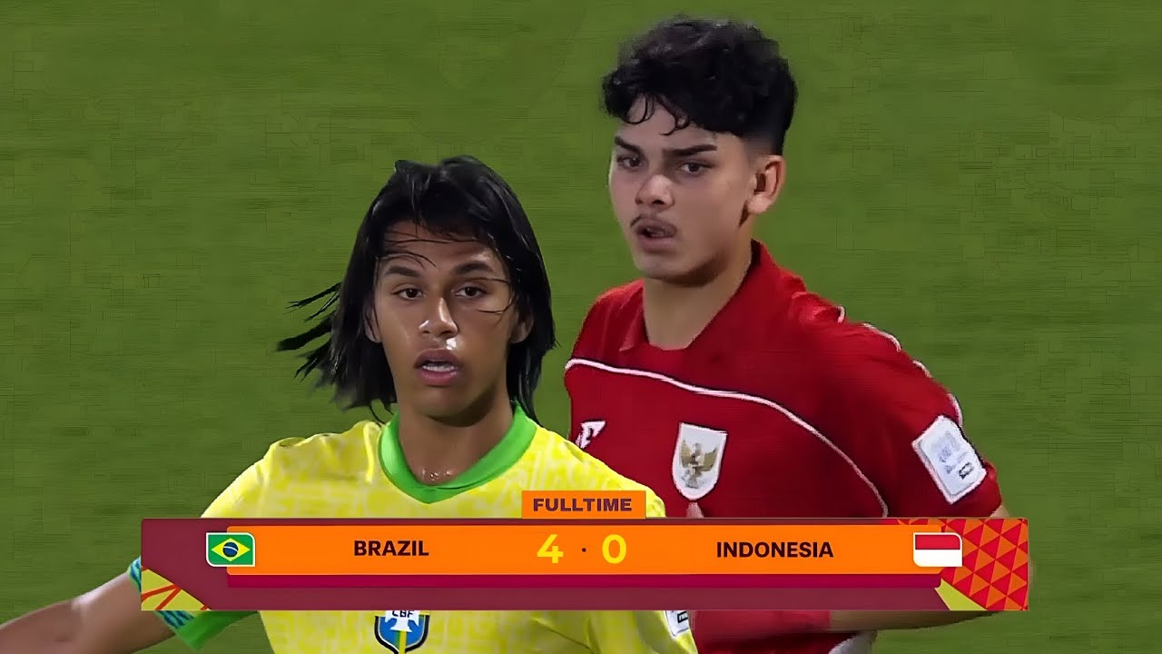 FULL HIGHLIGHT INDONESIA U-17 VS BRAZIL U-17 !! FIFA WORLD CUP U-17 QATAR 2025 | ASPIRE ZONE FANSCAM