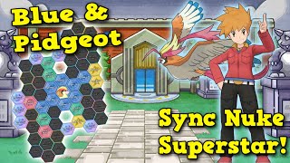 Mega Pidgeot Is Busted Blue Pidgeot Sync Grid Guide Pokemon Masters Ex