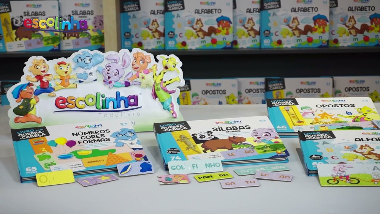 Livro Interativo Jogos Educativos Escolinha Todolivro - GDkids Brinquedos  Educativos e Pedagógicos