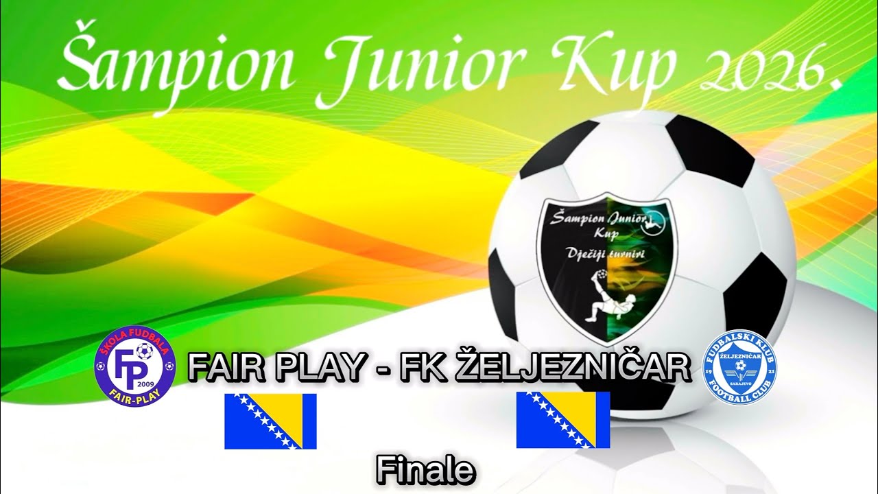 Šampion Junior Kup 2026. FAIR PLAY - FK ŽELJEZNIČAR 2:1 / Generacija 2016. / 11.01.2026.