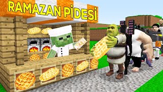 KÜÇÜK ZOMBİ RAMAZAN PİDESİ SATIYOR (işimiz ters gitti?)   Minecraft