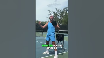 How to correctly hit a backhand slice #pickleballtips #pickelball