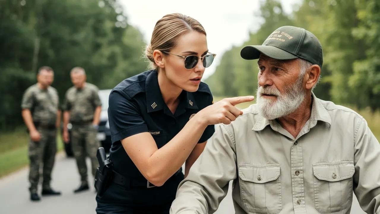 Policja zatrzymała niewłaściwy motocykl A potem nadjechało 50 żołnierzy Humvee nagle