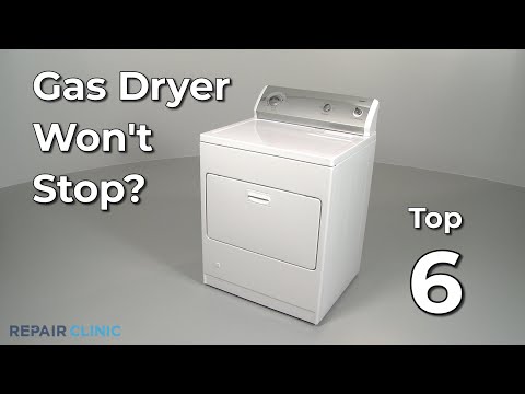 Gas Dryer Won't Stop? Gas Dryer Troubleshooting