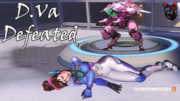 D.Va death scenes - Overwatch 2 [English voice]