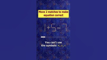 Fix the equation 1+5=7 by moving 2 sticks #shots #puzzles #logicpuzzles #mathspuzzle #hindipuzzles