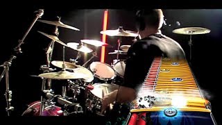 QUADRUPLE BASS DRUMMING | Rock Band Drum Custom