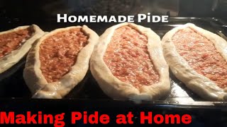 Pide At Home Making Pide At Home