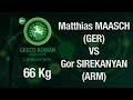 Ref:UIBBd1N5ssw 7th-8th : 66 kg - m. maasch (ger) vs g. sirekanyan (arm) - tehran 2015