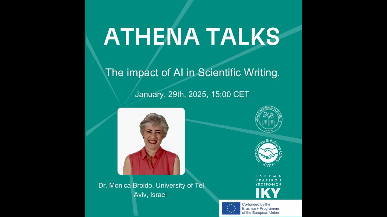 Impact of AI on Scientific Writing by Ms Monica Broido (University of Tel Aviv University)