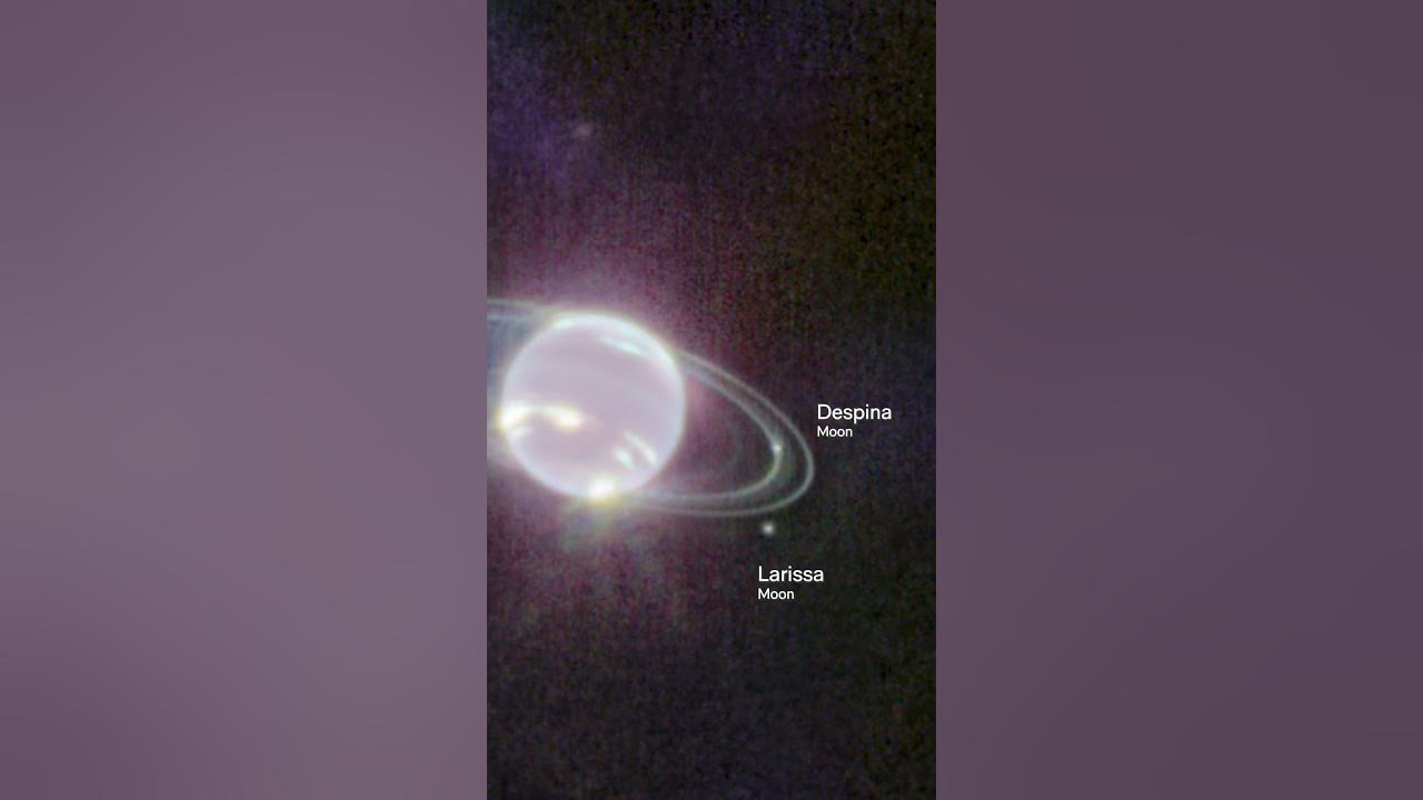 Neptune’s Rings and Moons Zoom into Image taken by James b Space