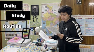 I woke up at 4 AM to study**A REALISTIC day in the life of upsc-cse aspirant*pre mains preparation**