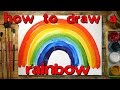 How to draw a rainbow / painting