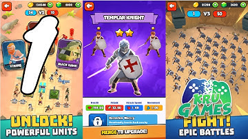 Battle Simulator: Warfare Gameplay #1 All Levels (Android, IOS)