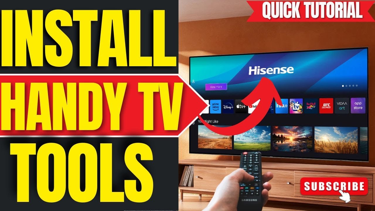 How to Install Handy TV Tools on Any Hisense Smart TV (2026 Easy Guide ...