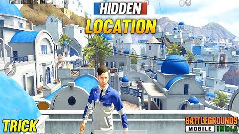 8v8 TDM Hidden Location | Santorini Map Secret Location | Pubg Mobile (BGMI) Tips & Trick - #shorts