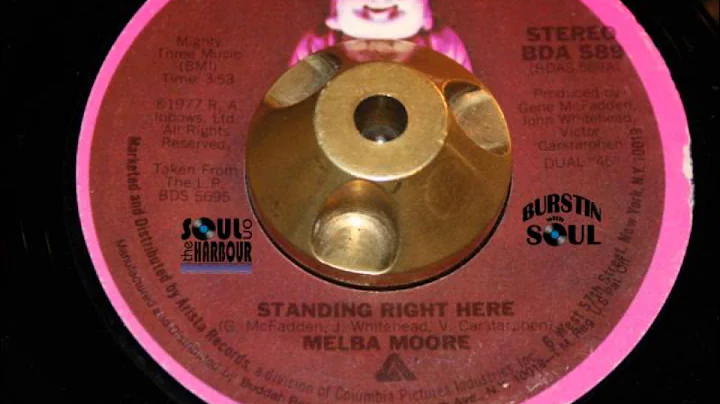 Melba Moore - standing right here ~ Modern Soul ~ Rare Disco