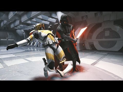 Human Lightsaber Physics - Star Wars Jedi Survivor NPC Arena Battles