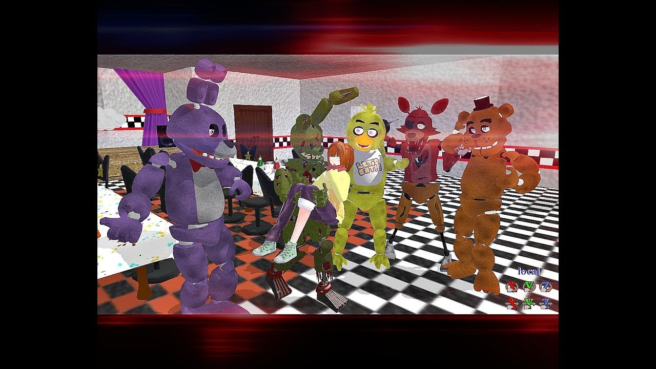MMD FNAF Animation Happy Synthesizer
