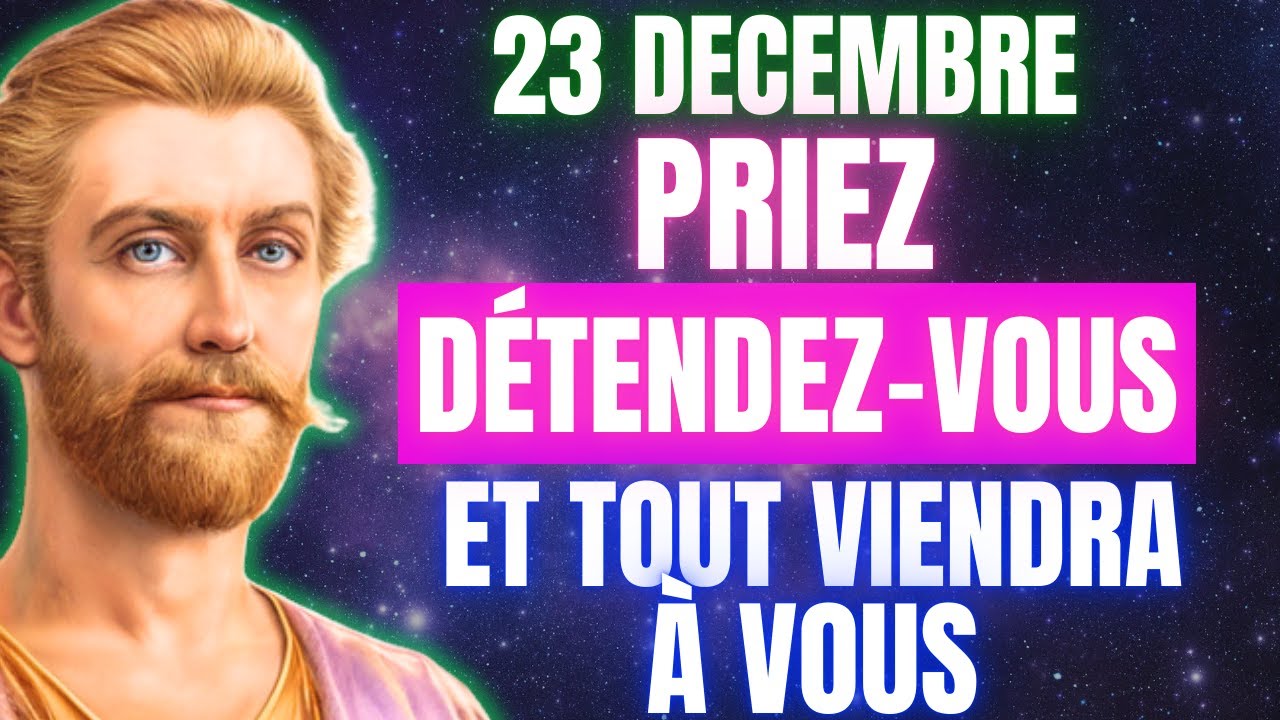 SAINT GERMAIN VOUS DIT AUJOURD'HUI : DÉTENDEZ-VOUS, AYEZ CONFIANCE, ET TOUT ARRIVERA EN TEMPS.
