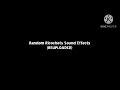 Random ricochets sound effects (reuploaded)