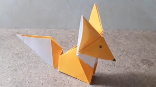 Origami Fox ‼ Origami Rubah Lucu ‼ Origami Hewan