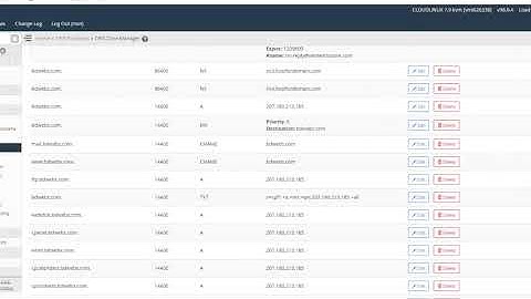 Reset DNS option in WHM, 2021