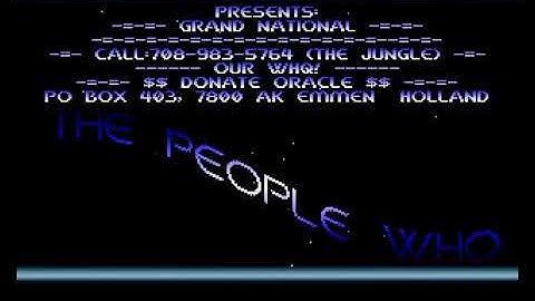 Oracle   Grand National mp4 HYPERSPIN AMIGA INTRO CRACKTRO DEMO COMMODORE NOT MINE VIDEOS