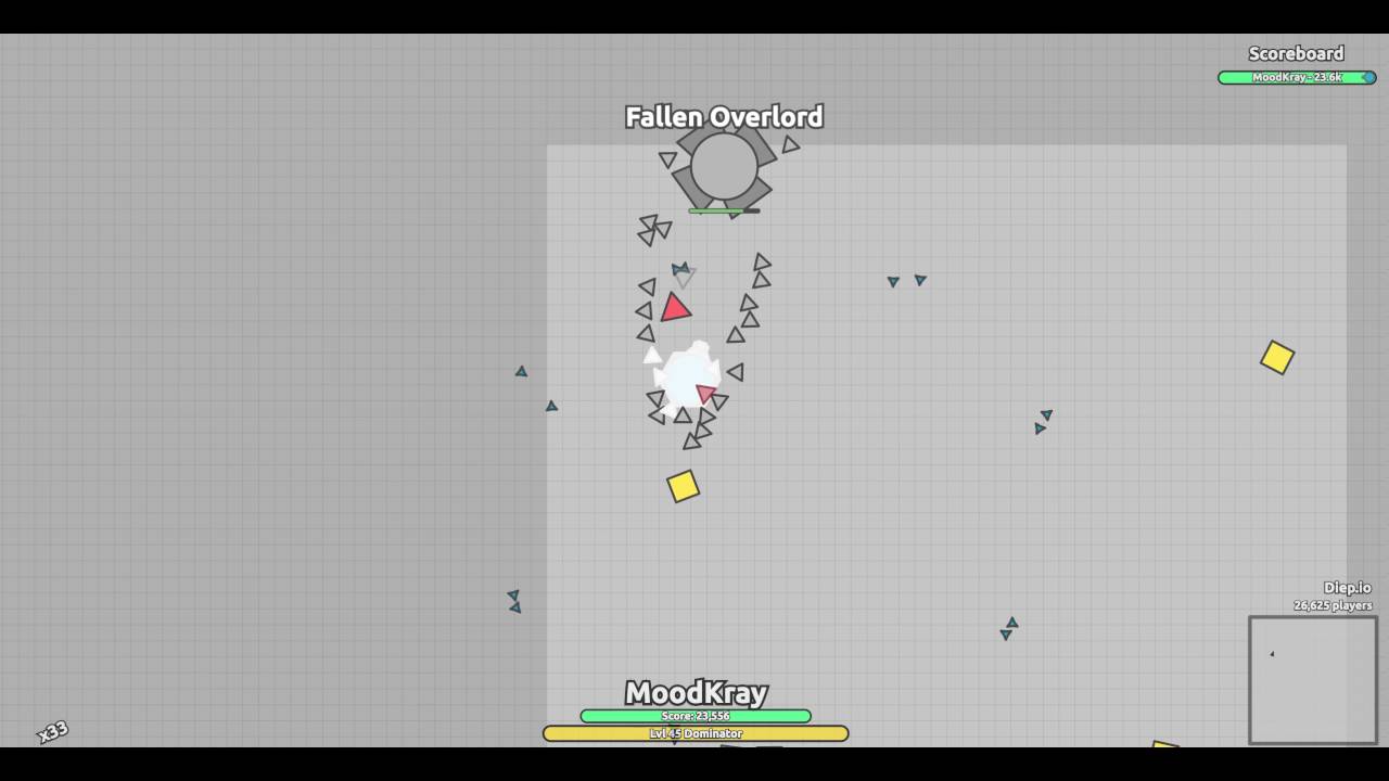 How to Defeat the Fallen Overlord Boss in Diep.io! [Old Video] - YouTube
