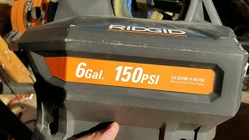 $14 Fix. Air Compressor Not Building Pressure. Rigid 6 Gal 150 PSI