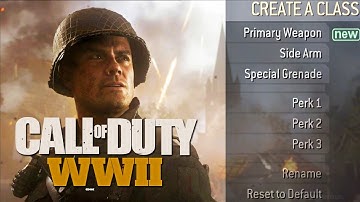NO MORE CREATE A CLASS in Call of Duty