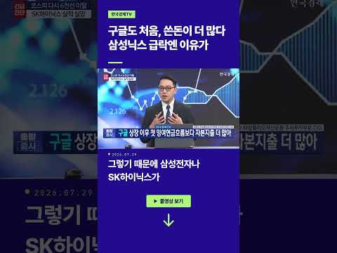 구글도 처음, 쓴돈이 더 많다... 삼성닉스 급락엔 이유가 | 심현수 타임폴리오자산운용 주식투자부문 CIO ㅣ김치형 앵커