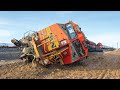 IDIOT TRUCKS, CARS VS TRAINS |  TRUCK STUCK ON TRAIN TRACKS , TRAINS CRASHING &  DERAILMENT