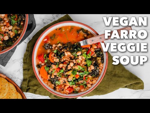 vegan-farro-veggie-soup-|-easy-whole-foods-recipe