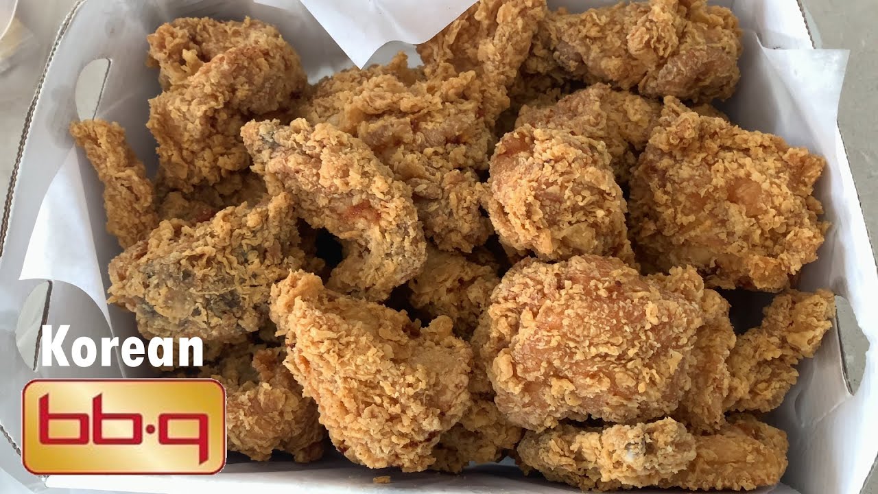 BB.Q Olive Chicken Golden Fried Chicken YouTube