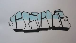 Menggambar Graffiti Mudah dan Simpel #40 | CLICHE