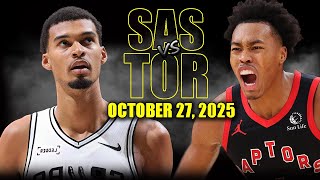 Download Lagu San Antonio Spurs vs Toronto Raptors Full Game Highlights - October 27, 2025 | NBA Season MP3 Download Lagu San Antonio Spurs vs Toronto Raptors Full Game Highlights - October 27, 2025 | NBA Season MP3