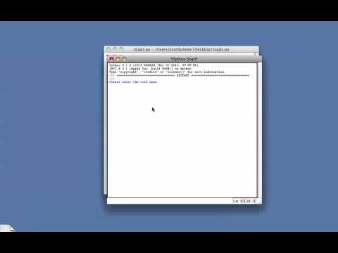 Roads - Python Application