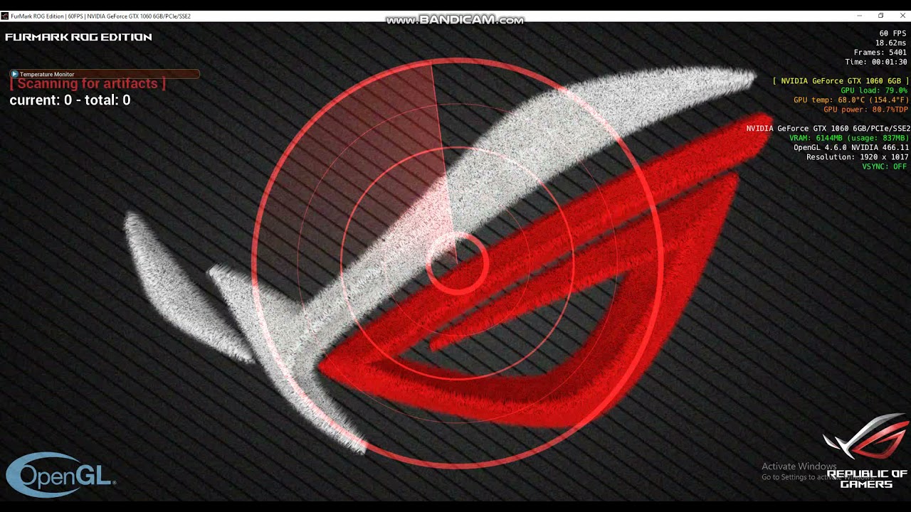 Asus Strix 1060 6gb test benchmark