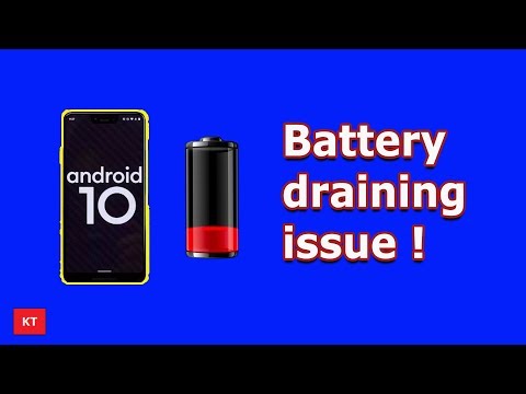 Android 10 battery drain issue : Battery finishes fast after android update