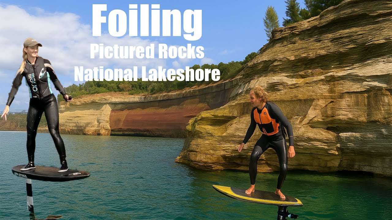 Foiling at Pictured Rocks National Lakeshore
