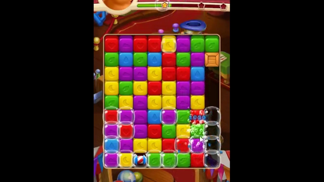 Toon Blast Level 24 - NO BOOSTERS 🐻🐺🐱