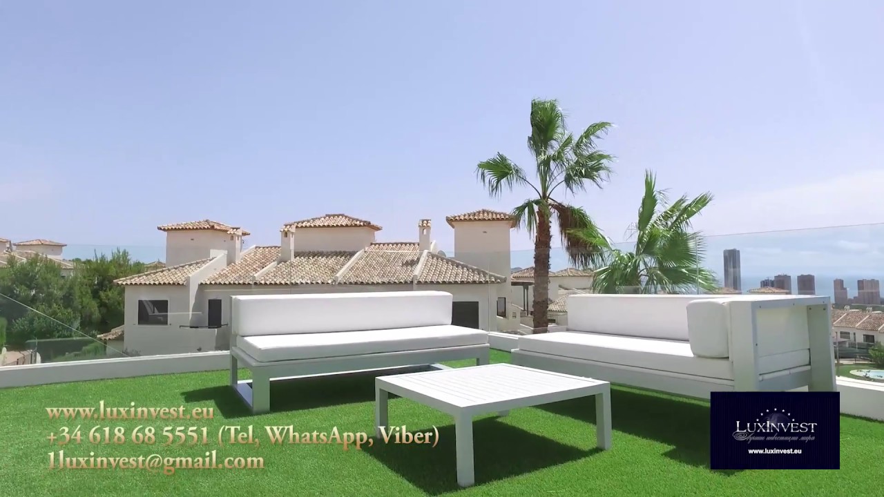 От 775 000€! В продаже новая вилла в стиле Хай Тек в урбанизации Сьерра Кортина (Бенидорм)