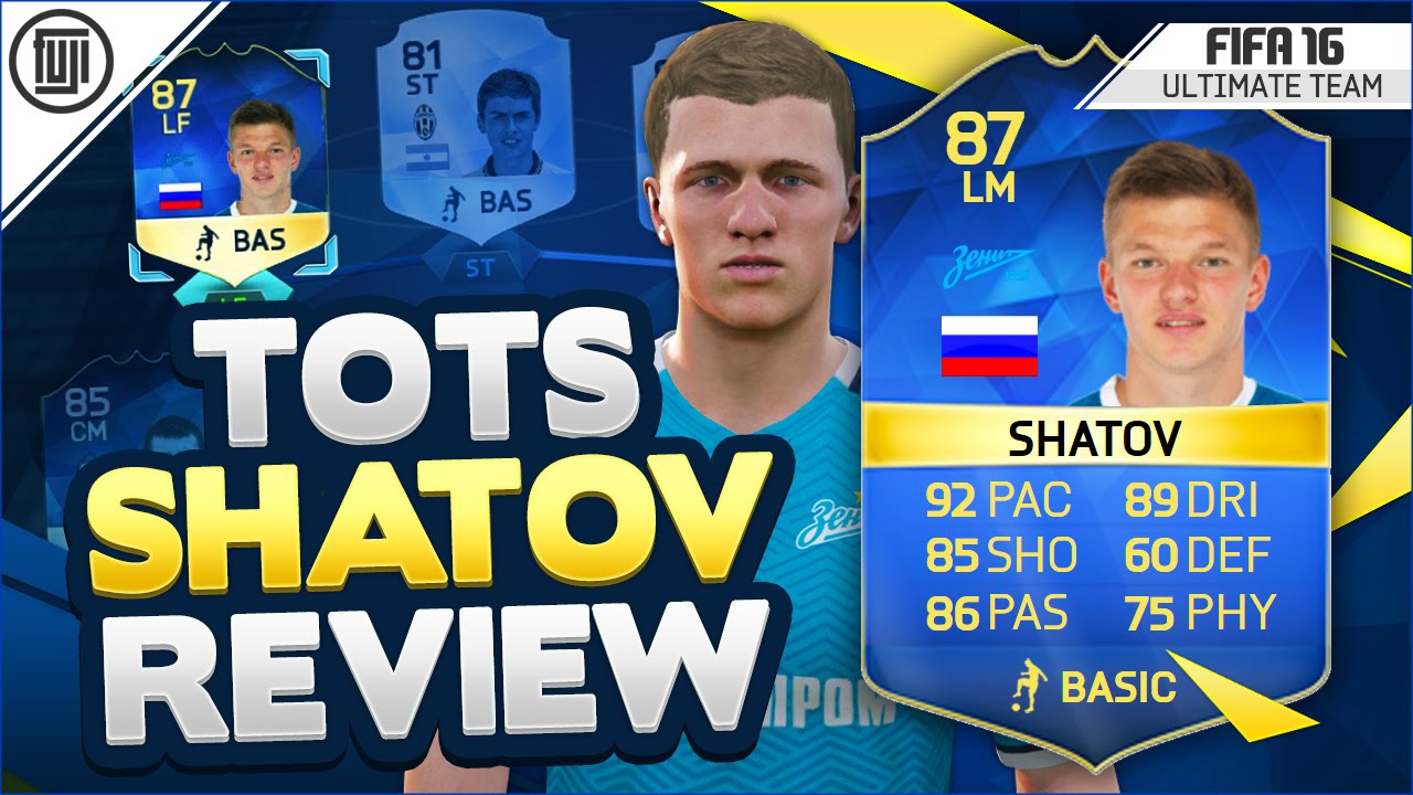 TOTS (87) SHATOV PLAYER REVIEW! - FIFA 16 Ultimate Team