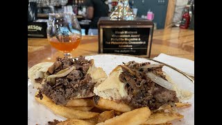 Is the best Philadelphia Cheesesteak at Big Oyster Brewery